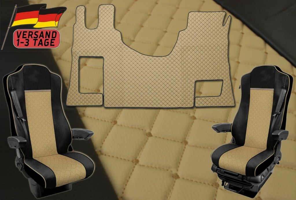 Zestaw do samochodu ciężarowego 1+1 pokrowce na siedzenia + Zdjęcie produktu 