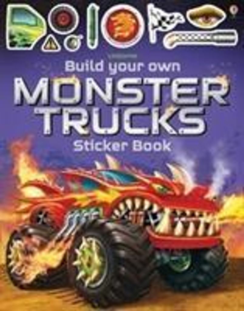 Build Your Own Monster Trucks Sticker Book Obrázok produktu 