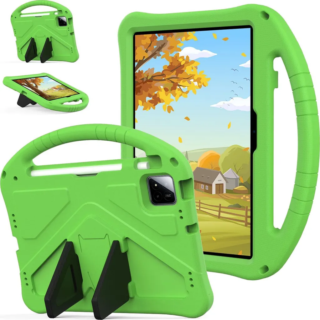 Cover Antiurto EVA per Xiaomi Pad 7 Pro - Protezione Bambini Verde