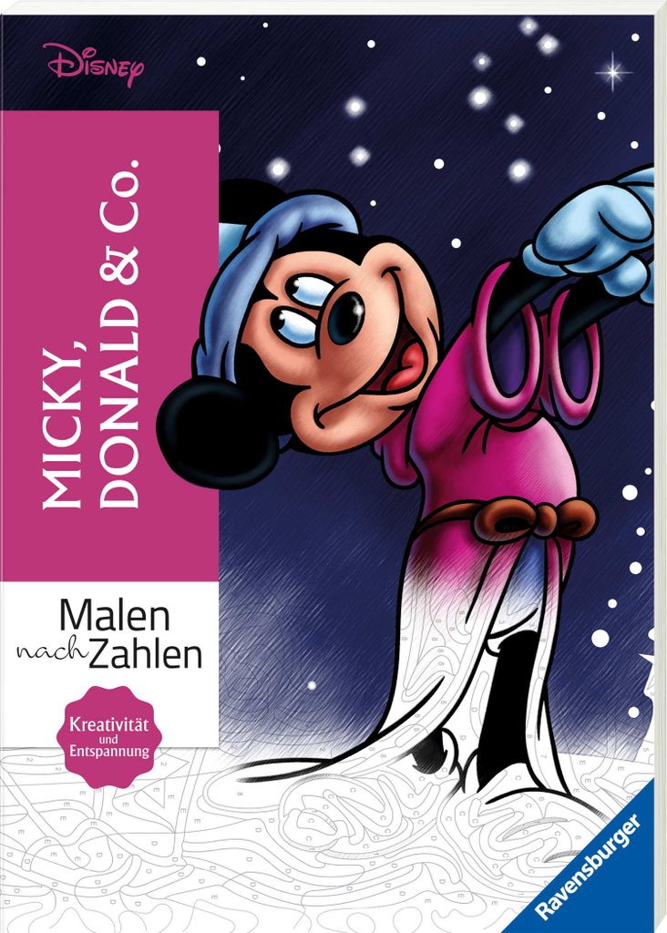 Ravensburger Malen nach Zahlen Disney: Micky, Donald & Co. Produktbild 