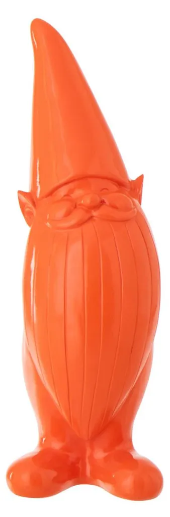 Figurine Kobold en Résine Orange Petit Modèle - Statuette Déco J-Line