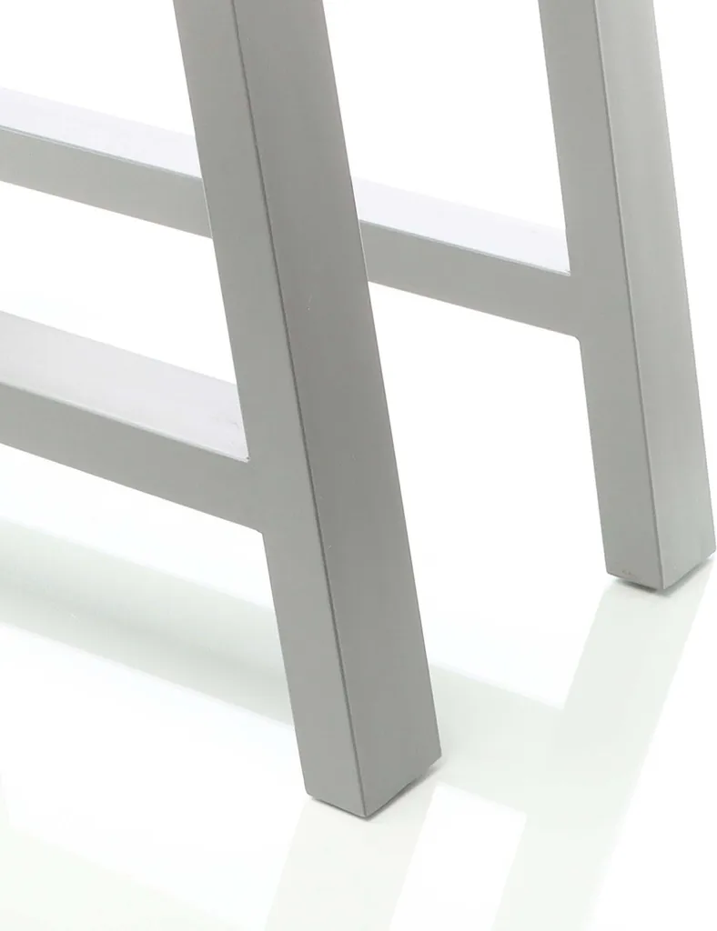 Pied de Table Stable et Robuste en Acier Gris - Solution pour Table DIY - 7