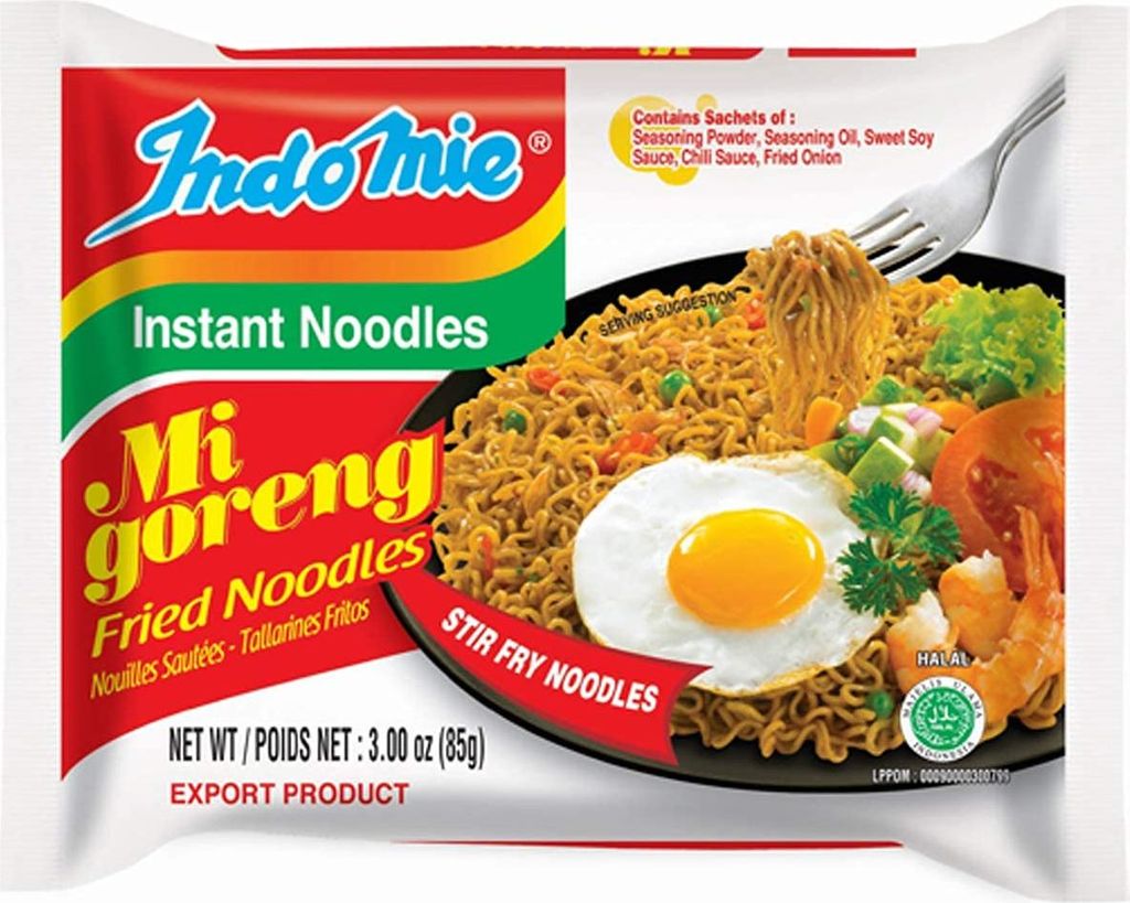 Indomie Mi Goreng Instant Noodles – 40 x 80 g | Gebratene Produktbild 