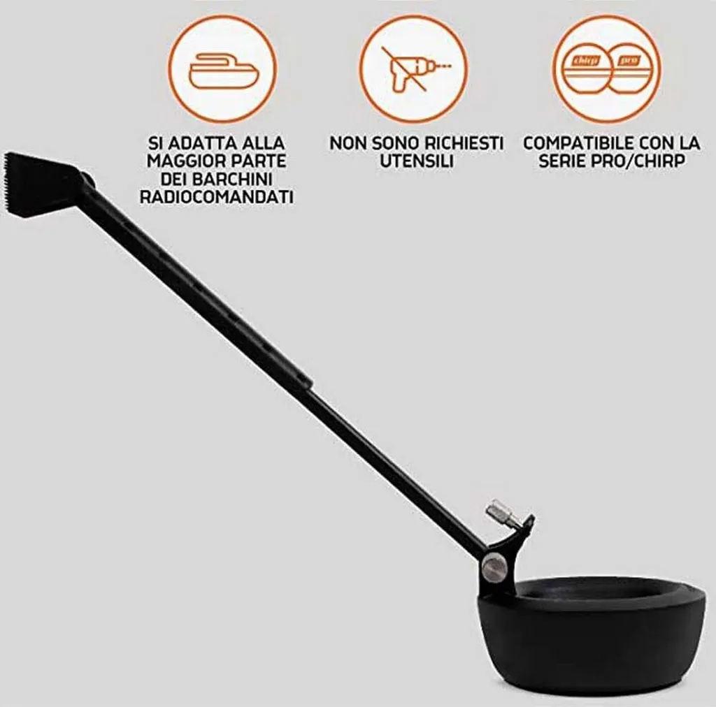 Deeper Bait Boat Mount : Fixation stable pour sondeur sans interférence