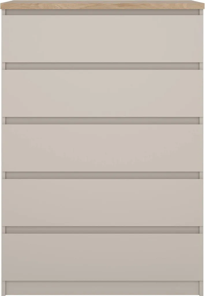 Commode de chambre Ansel beige, idéal pour optimiser les petits espaces - 8