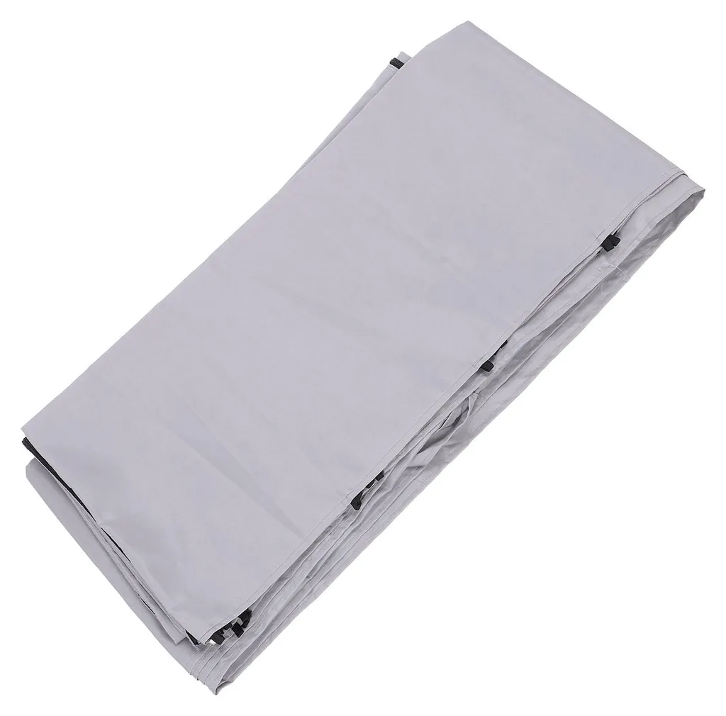 Rideaux de tonnelle imperméables 3x4 m - Toile de rechange grise
