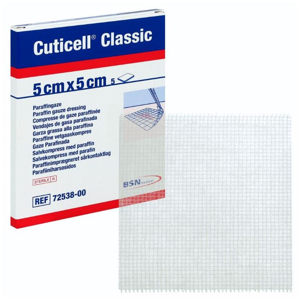 Cuticell Classic Wundgaze 5x5 cm 5 St Produktbild 