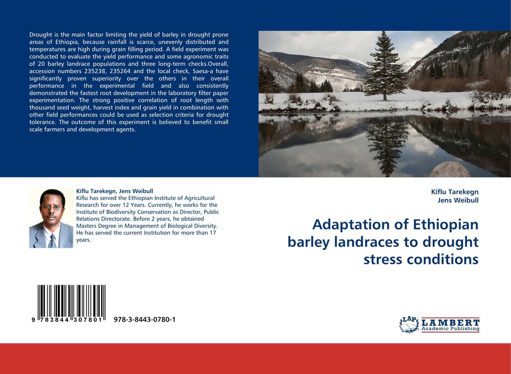 Adaptation of Ethiopian barley landraces to drought stress conditions