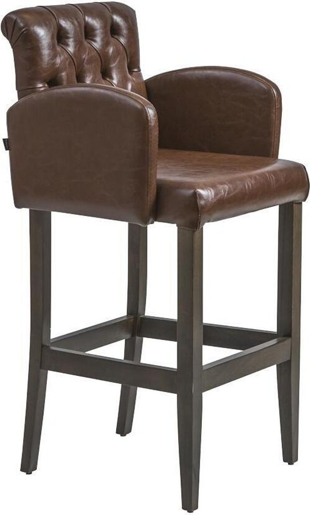 Moderne Barhocker Holz Stuhl Hocker Bar Esszimmerstuhl Luxus Möbel