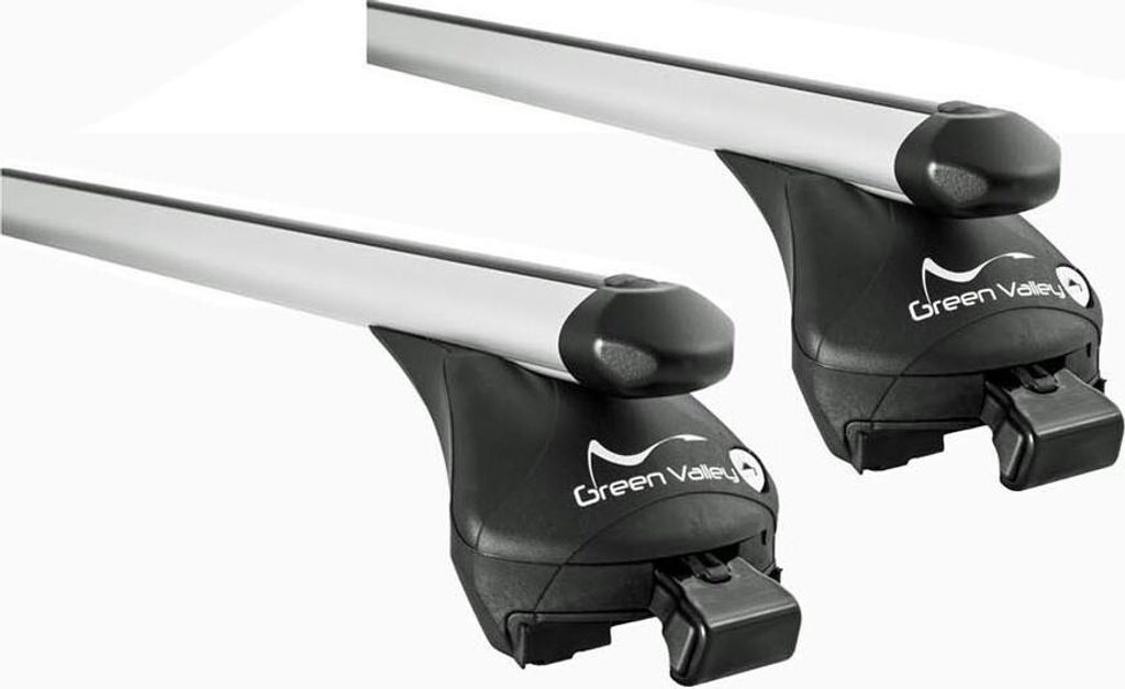 VDP-CA480 Dachbox 480 Liter Carbon Look abschließbar + Relingträger Quick kompatibel mit für Seat Leon III Kombi ab 2014 aufliegende Reling