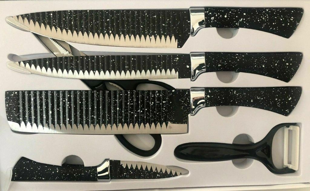 set di 6 coltelli + pelapatate Coltello da intaglio Immagine del prodotto 