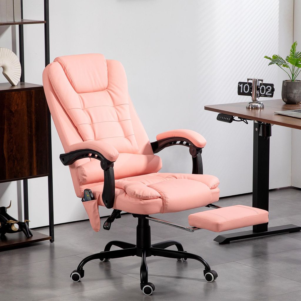 Fotel biurowy Vinsetto z funkcją masażu, ergonomiczny fotel Zdjęcie produktu 
