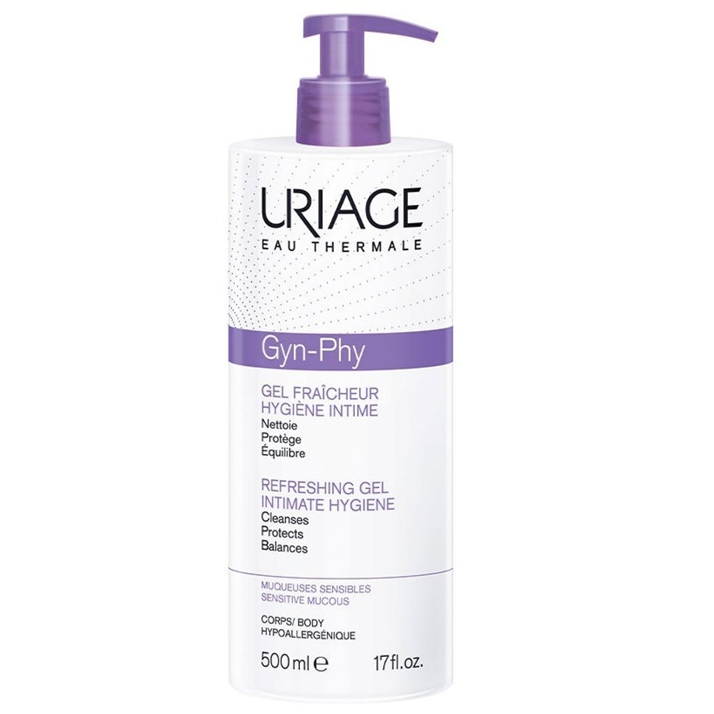 Uriage Gyn-Phy Erfrischungsgel Intimhygiene Kosmetik 500 ml Produktbild 