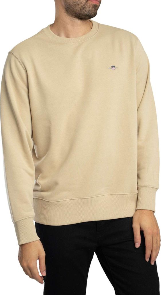 GANT Reguläres Shield-Sweatshirt, Beige 3XL