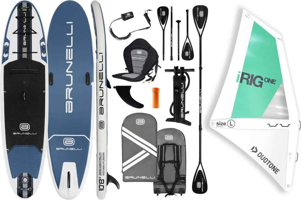 BRUNELLI 10.8 Windsurf iSUP Board aufblasbar Stand Up Produktbild 