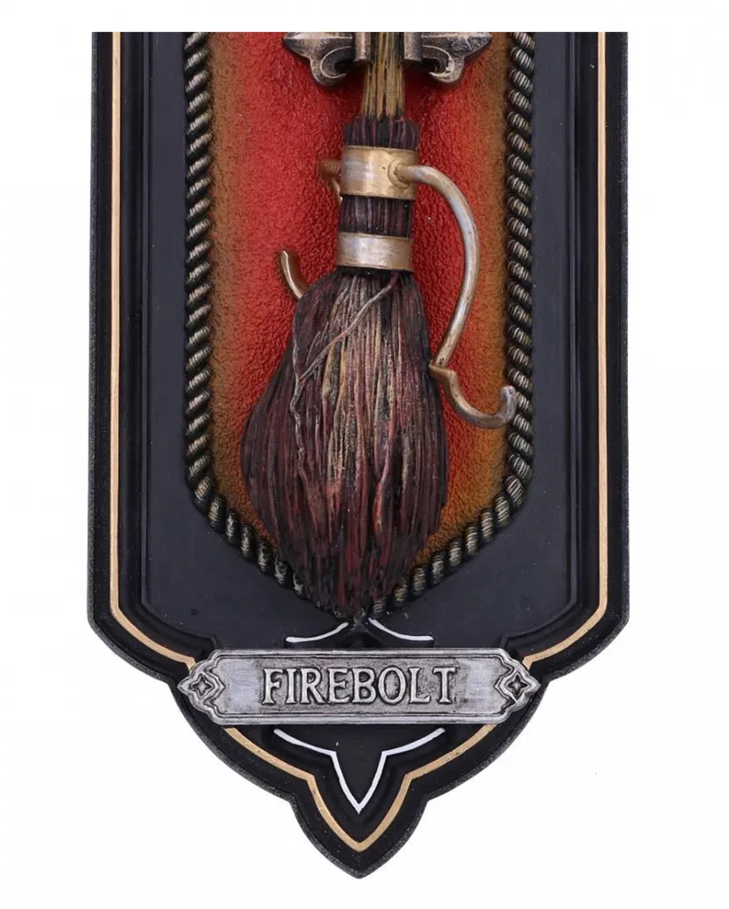 Harry Potter Firebolt Décoration Murale 3D 34,5cm - Finition Artisanale