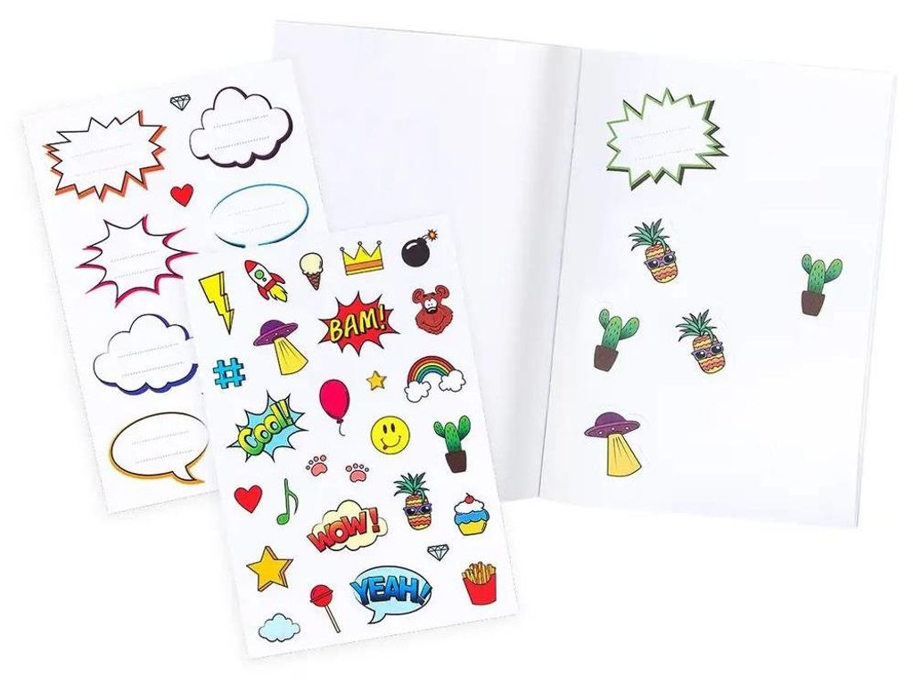 Trendhaus Sticker-Sammelalbum inkl. 40 Stickern Produktbild 