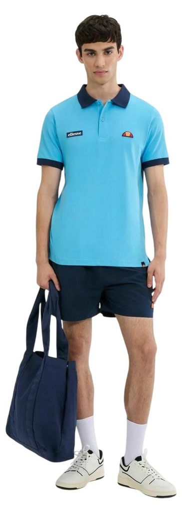 Ellesse - "Lessepsia" Poloshirt für Herren, Baumwolle HB351 (XS) (Blau/Marine)