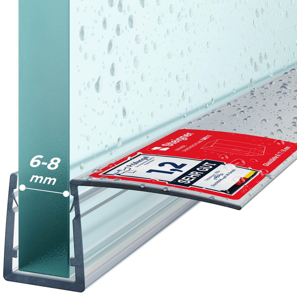 STEIGNER Duschtürdichtung UK11 90 cm (1 Stk.) Transparent - Produktbild 