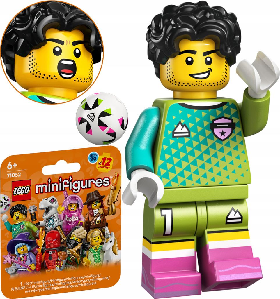 71052 - LEGO Minifigures - Seria 29 - BRAMKARZ PIŁKARSKI Zdjęcie produktu 