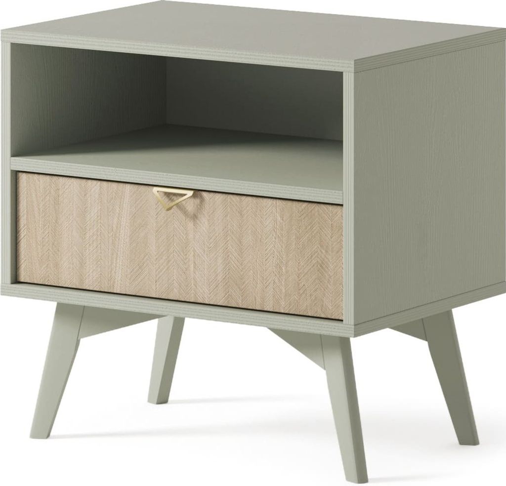 Nachttisch, Couchtisch,Nachtschränkchen, Nachtkonsolen Schlafzimmertisch, kleiner Tisch - Betttisch, - Nachttisch Abeto S54 Grün