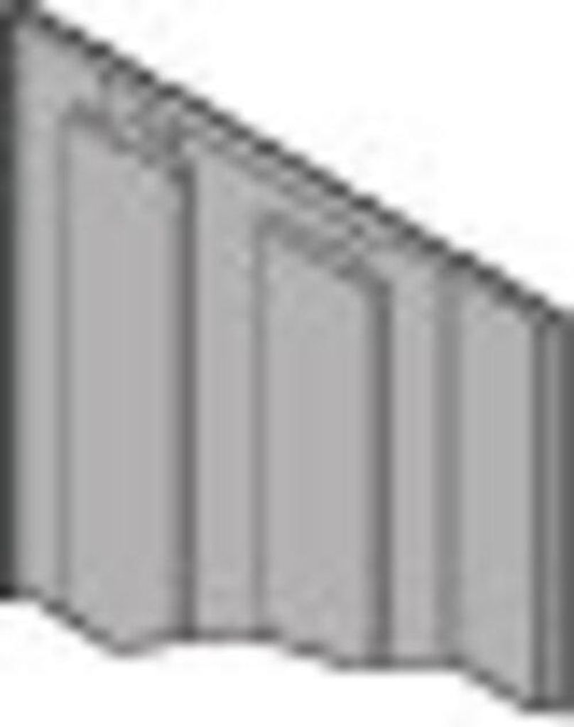 HÜPPE Verbindungsprofil, für HÜPPE Select+ Organizer Aufnahme, zu EasyStyle Wandverkleidung Länge: 2550mm, ES0208087