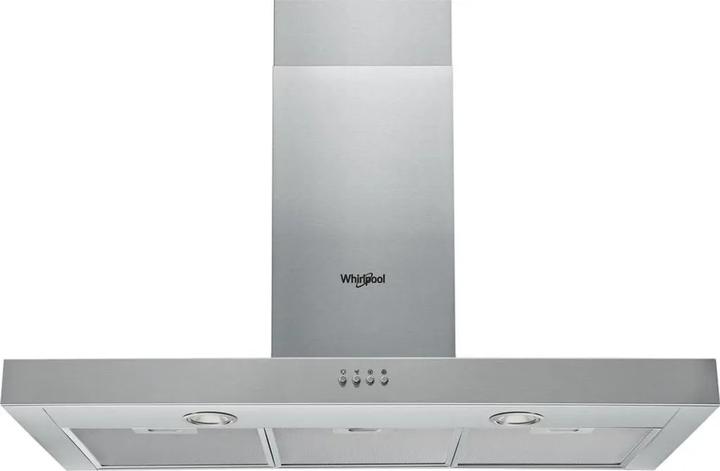 Hotte de cuisine murale Whirlpool AKR 559/3 IX inox 430 m3 par h