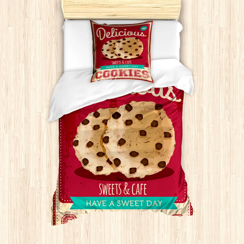 Offerta Set Copripiumino ABAKUHAUS Cioccolato Antiacaro 135x200