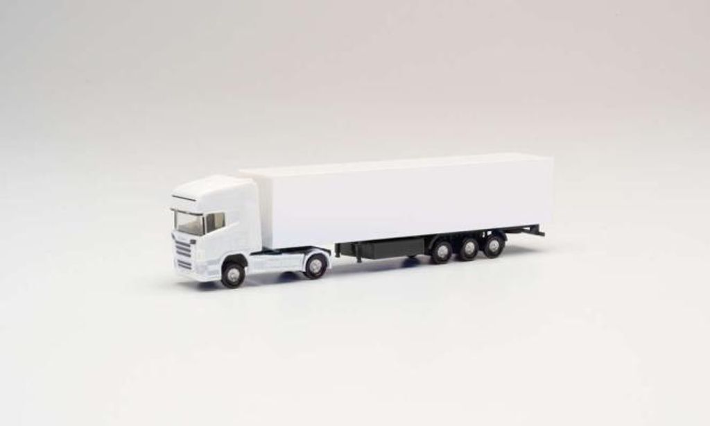 Herpa 1:160 Scania R Topl./Aerop. KSZ weiß (Minikit) 013802