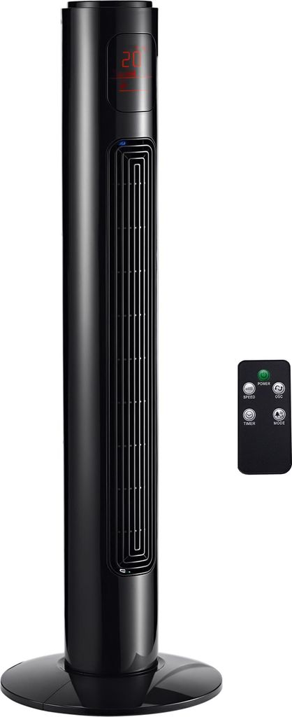 HOMCOM Turmventilator mit Fernbedienung 3 Modi 3 Produktbild 
