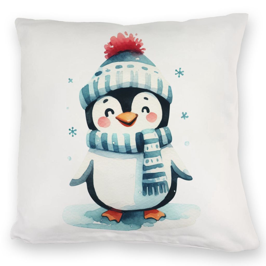 lustiger Pinguin Kuschelkissen