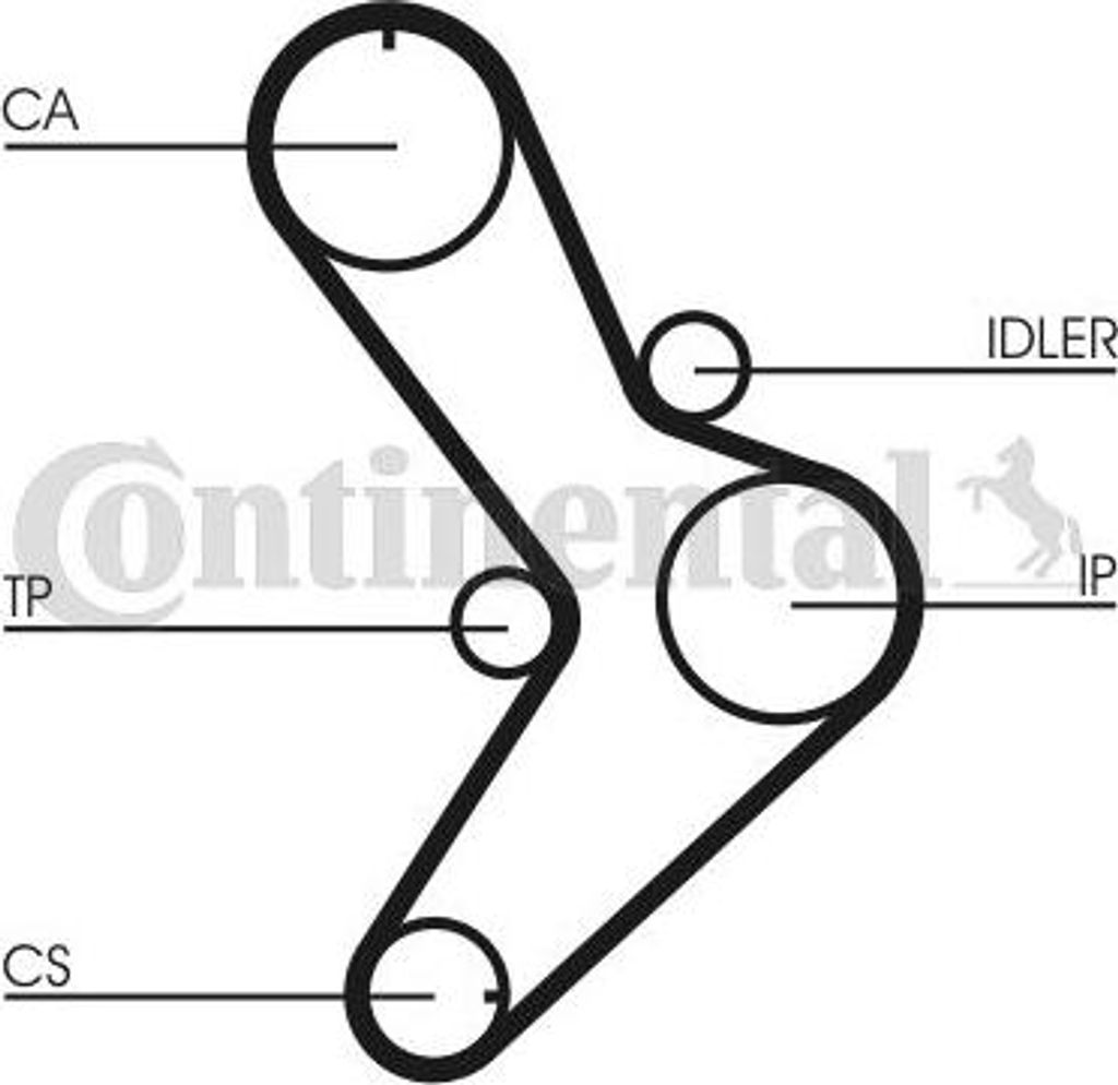 CONTINENTAL CTAM CT731 Zahnriemen OE 4720777 kompatibel mit Master
