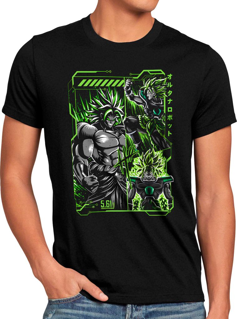 style3 Dragon Legends Herren T-Shirt super muten roshi z gt