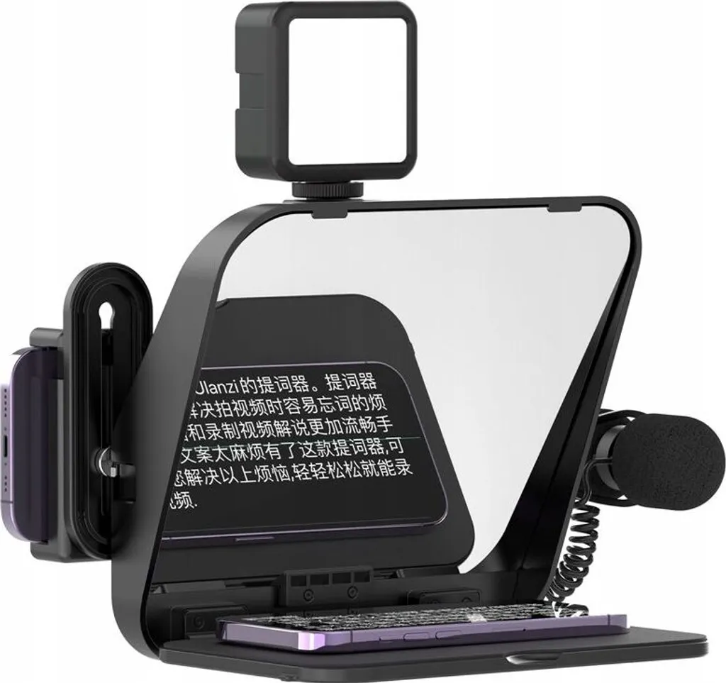 Prompteur Portable VLOG avec Télécommande pour Vidéos YouTube Pro - 3