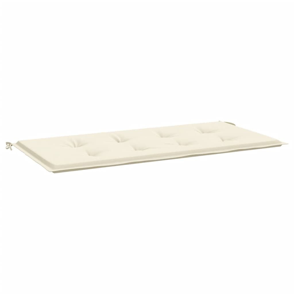 "SALE 2026"Gartenbank-Auflage - für Indoor Balkon - Gartenstuhl Auflage Creme 120x50x3 cm Oxford-Gewebe - Gartenmöbelauflagen DE9361801