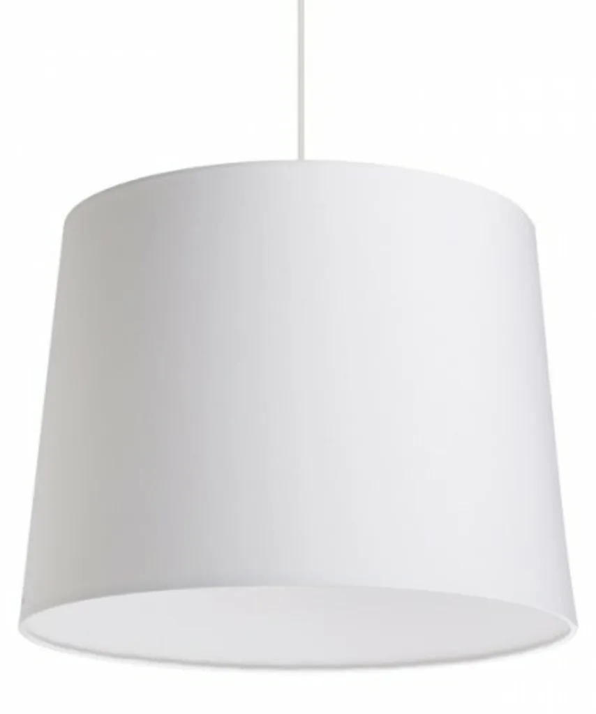Abat-jour RENDL ASPRO 40/30 en coton blanc R11495 pour luminaire E27
