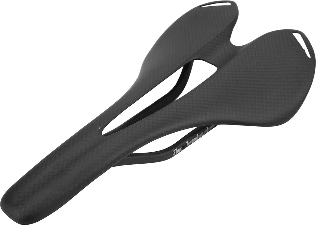 Selle vélo carbone 3K respirante - Structure creuse ergonomique de 270mm