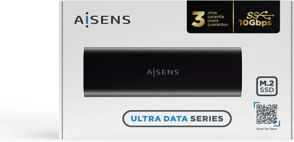 Box SSD M.2 Aisens ASM2-014B USB-C 10Gbps - Adattatore NVMe SATA - 2
