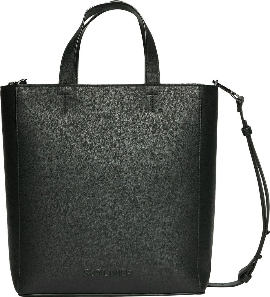 s.Oliver Handtasche Schultertasche Shopping Bag Black schwarz