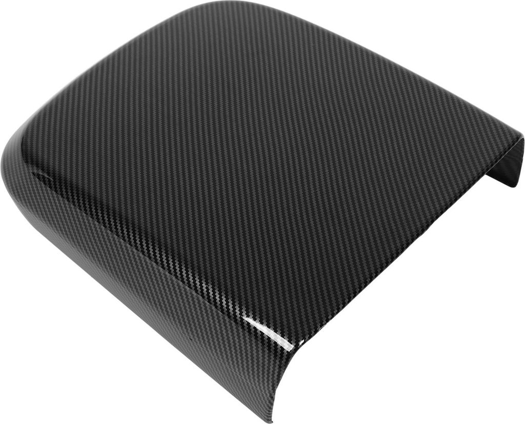 Konsolendeckel-Armlehnenabdeckung, Kohlefaser-Stil, Mittelkastenschutz, glänzend schwarz, Ersatz für Kia Carnival KA4 2022 und später