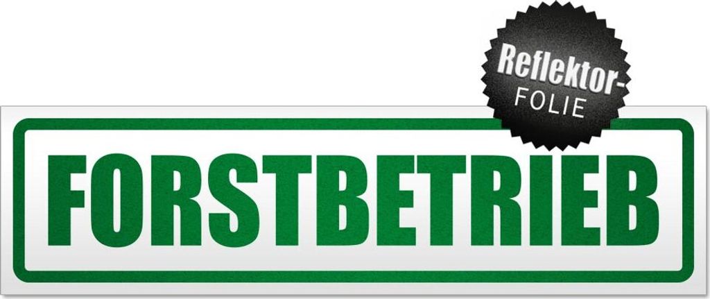 Forstbetrieb Magnetschild Schild magnetisch