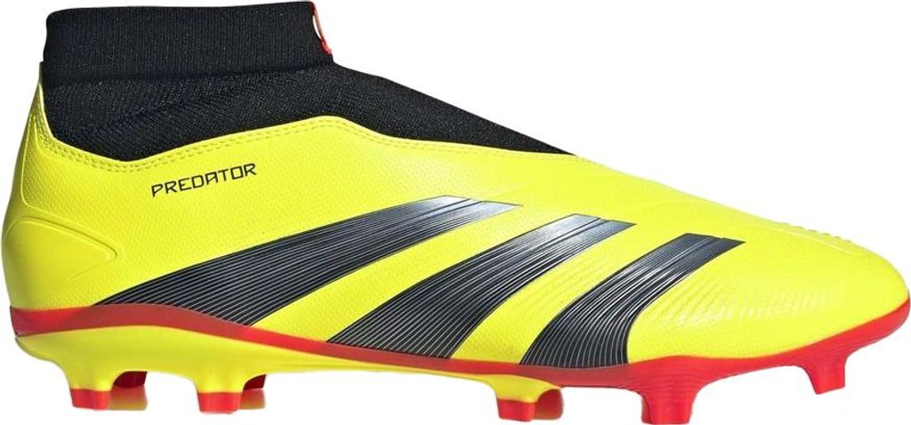 Adidas - "Predator League" Feste Bodenschuhe für Herren/Damen Unisex, Zum Anschlüpfen GT8423 (45 EU) (Gelb/Schwarz/Rot)