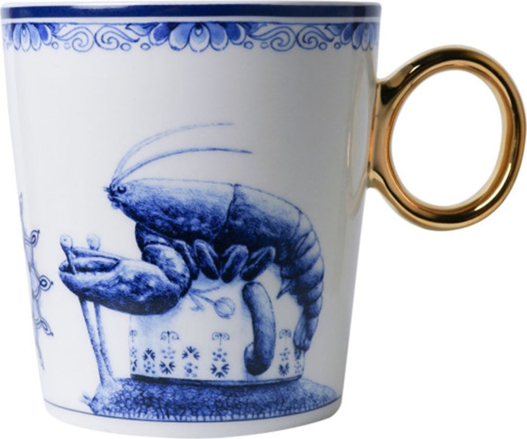 Heinen Delfts Blauw - RH1001 - Tasse, Sternzeichen, Krebs, Keramik, 300ml