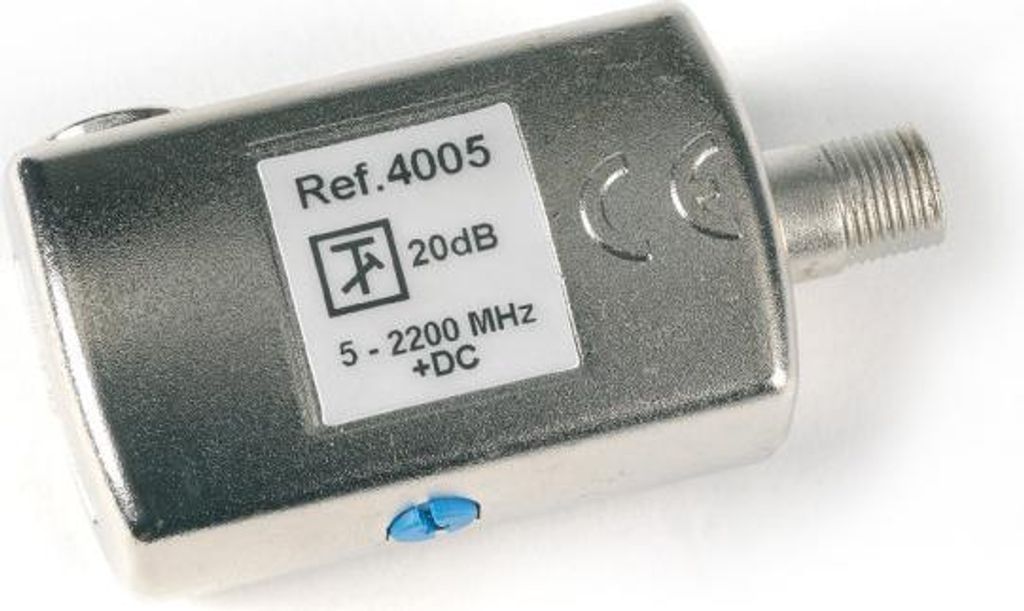 TELEVES Pegelsteller F-Buchse/F-Quickstecker 20 dB 5-2200 DC PST2200FQ