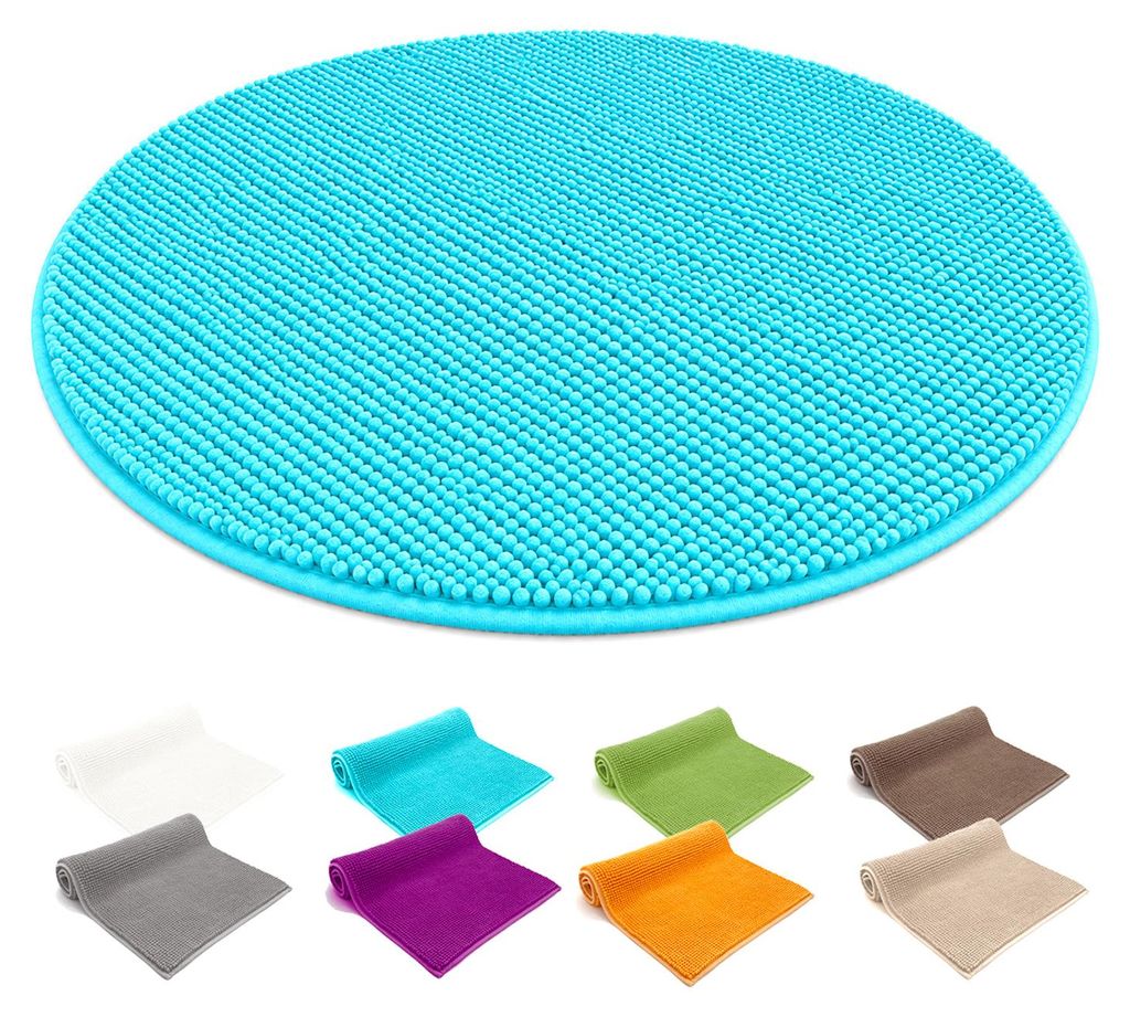 heimtexland ® Badvorleger Chenille Super Flauschig Produktbild 