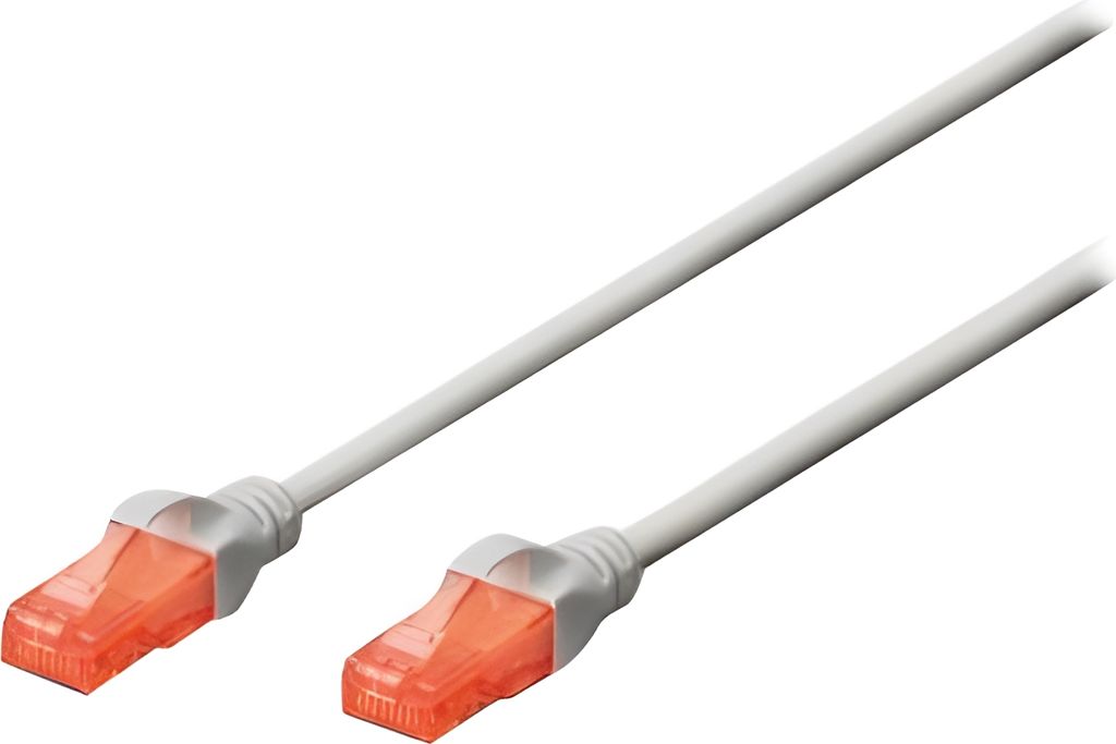 DIGITUS Patchkabel Kat. 6 U/UTP 3,0 m grau