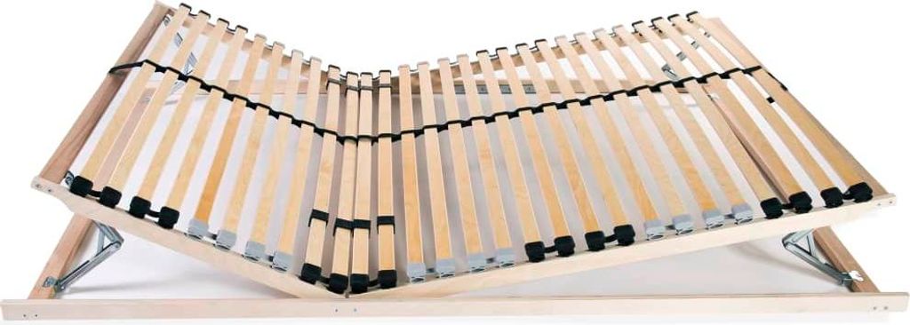 vidaXL Lattenrost mit 28 Latten 7 Zonen 140x200 cm