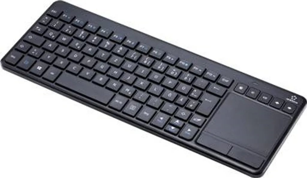 Clavier sans fil compact pour supprimer la souris sur PC Windows