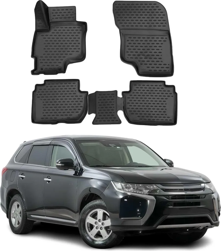 Tappetini Premium TPE per Mitsubishi Outlander PHEV 2014-2019 - 4 pz