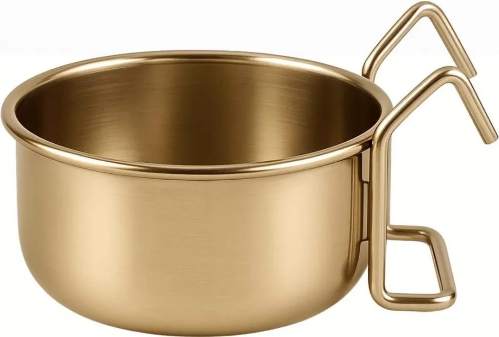 Mangiatoia in Acciaio Inox XS 150ml Sospesa per Animali Domestici - 2